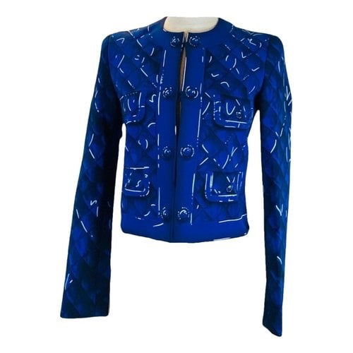 Pre-owned Moschino Top In Blue
