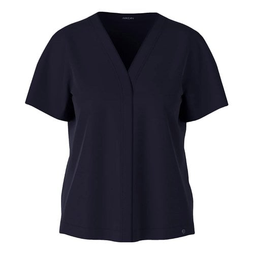 Pre-owned Marc Cain Blouse In Navy
