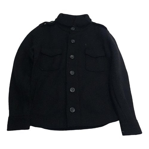 Pre-owned Daniele Alessandrini Wool Jacket In Black