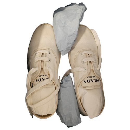 Pre-owned Prada Cloth Espadrilles In Other