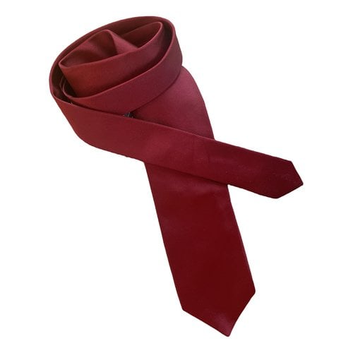 Pre-owned Borrelli Silk Tie In Red