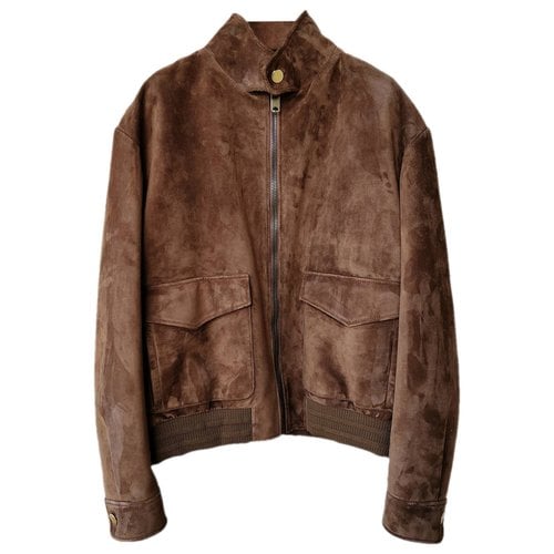 Pre-owned Gucci Jacket In Brown