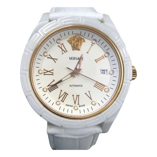 Pre-owned Versace Ceramic Watch In Other