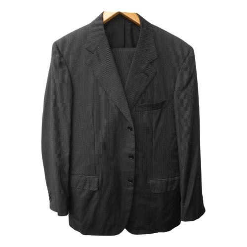 Pre-owned Brioni Wool Suit In Black