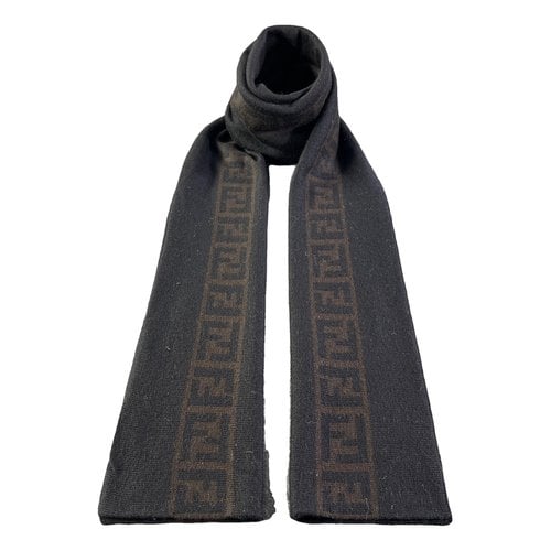 Pre-owned Fendi Wool Scarf & Pocket Square In Other