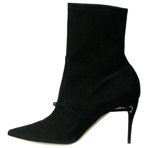 Pre-owned Jennifer Chamandi Boots In Black