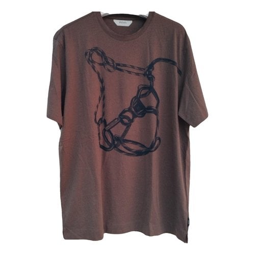 Pre-owned Zegna T-shirt In Brown