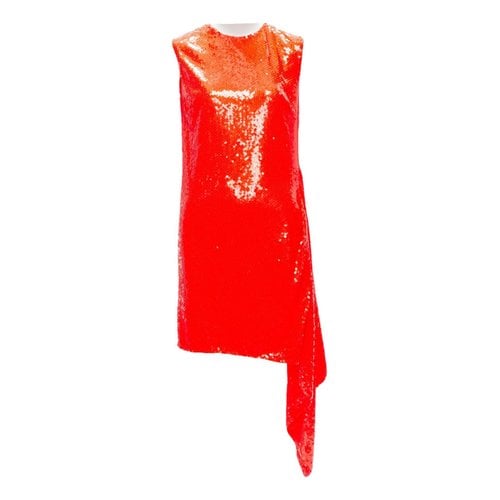 Pre-owned Calvin Klein 205w39nyc Mid-length Dress In Red
