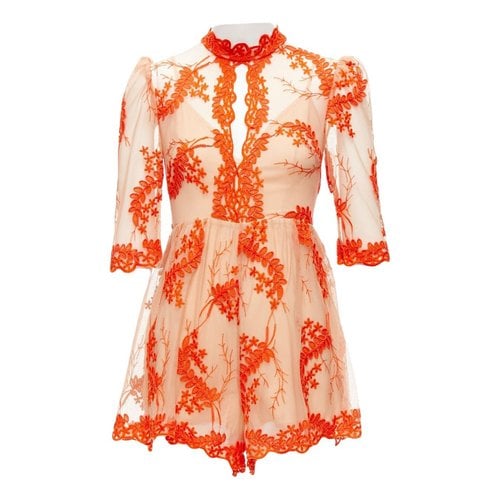 Pre-owned Alice Mccall Dress In Orange