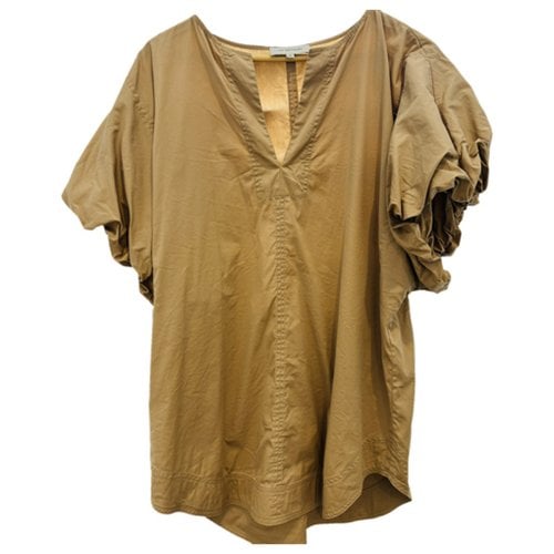 Pre-owned Lee Mathews Tunic In Brown