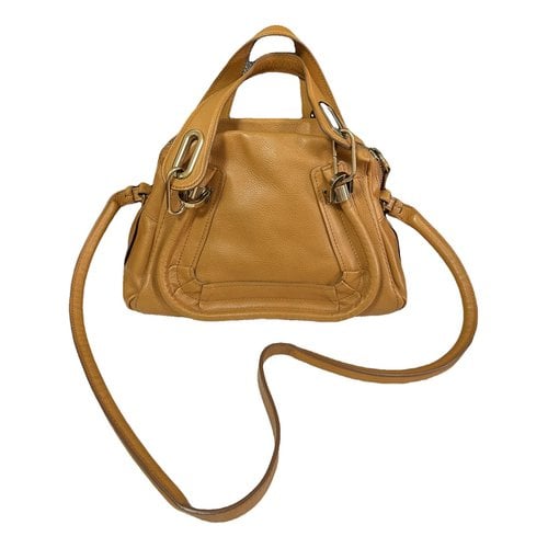 Pre-owned Chloé Paraty Leather Handbag In Yellow