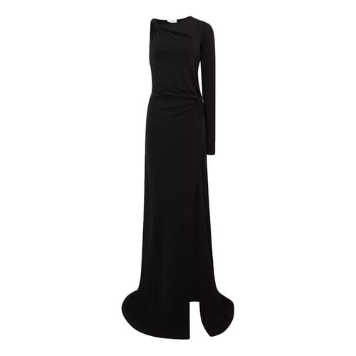 Pre-owned Reiss Maxi Dress In Black