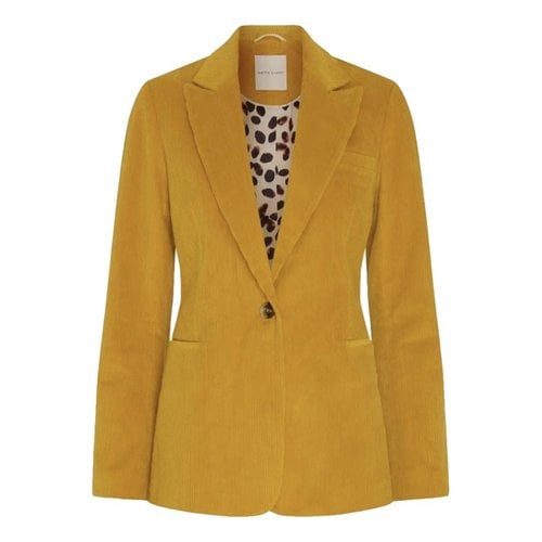 Pre-owned Fabienne Chapot Blazer In Yellow