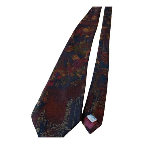 Pre-owned Moschino Silk Tie In Other