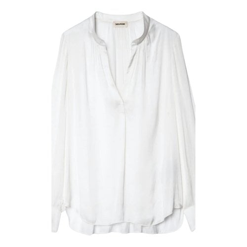 Pre-owned Zadig & Voltaire Blouse In White