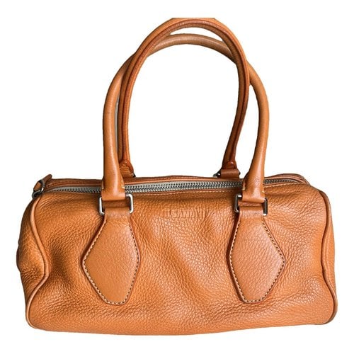 Pre-owned Jil Sander Leather Handbag In Orange