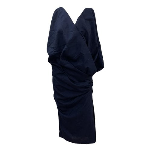 Pre-owned Jacquemus La Bomba Mid-length Dress In Blue