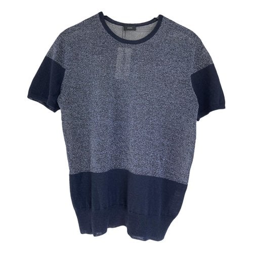 Pre-owned Joseph Cashmere Top In Navy