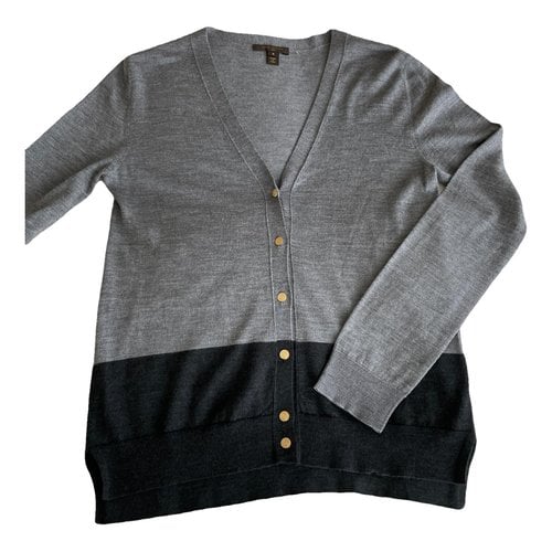 Pre-owned Louis Vuitton Cashmere Cardigan In Grey