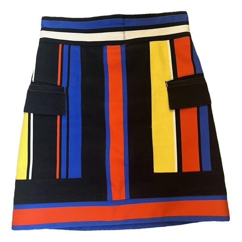 Pre-owned Balmain Mini Skirt In Multicolour