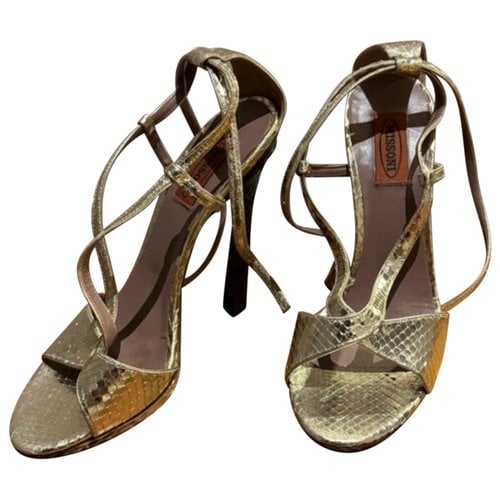 Pre-owned Missoni Leather Heels In Camel