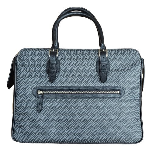 Pre-owned Delage Leather Satchel In Grey