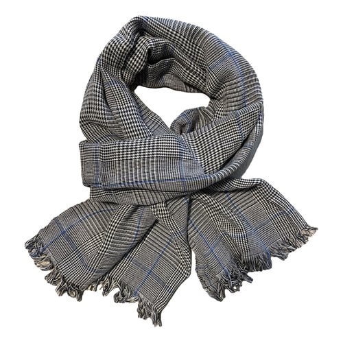 Pre-owned Max Mara Scarf In Grey