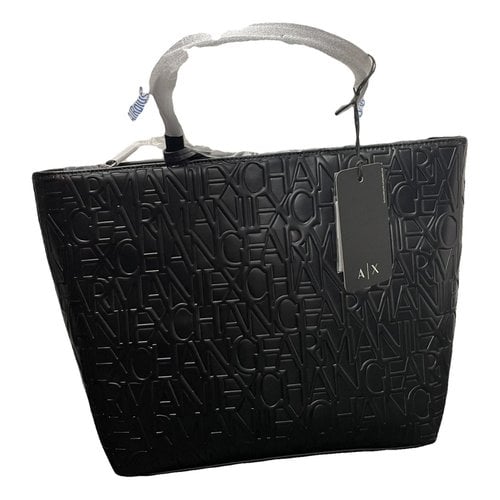 Pre-owned Armani Exchange Handbag In Black