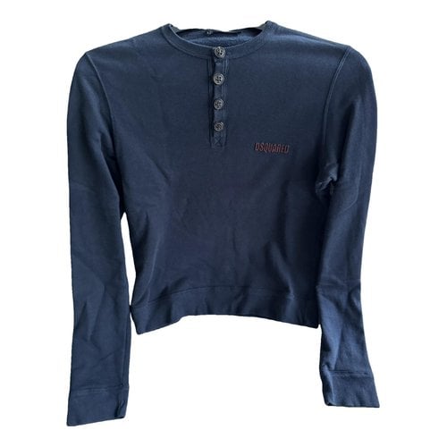 Pre-owned Dsquared2 Sweatshirt In Blue