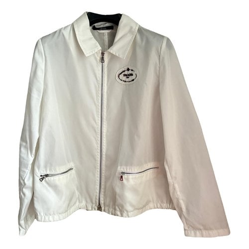 Pre-owned Prada Short Vest In White