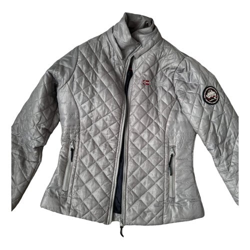 Pre-owned Geographical Norway Jacket In Grey