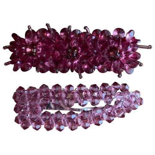 Pre-owned Max & Co Hair Accessory In Purple