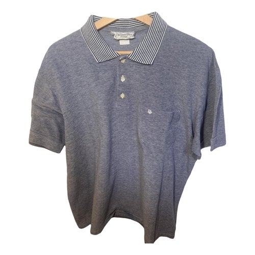 Pre-owned Dior Polo Shirt In Anthracite