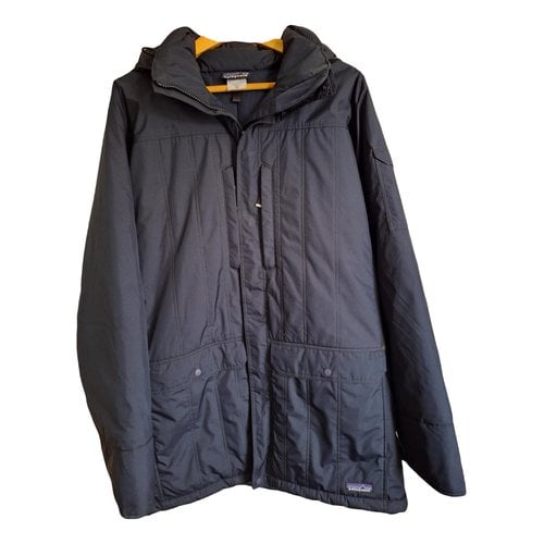 Pre-owned Patagonia Puffer In Navy