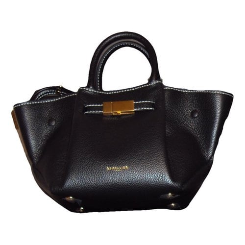 Pre-owned Demellier Leather Mini Bag In Black