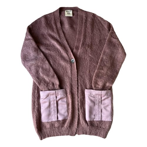 Pre-owned Semicouture Wool Cardigan In Pink