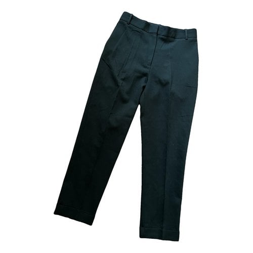 Pre-owned Reiss Wool Trousers In Green