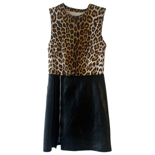 Pre-owned 3.1 Phillip Lim / フィリップ リム Leather Mini Dress In Multicolour