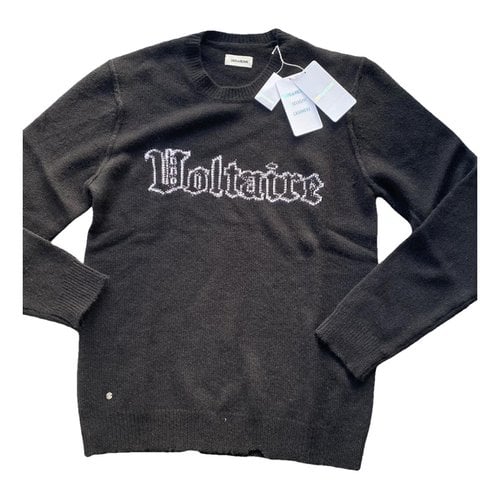 Pre-owned Zadig & Voltaire Cashmere Sweatshirt In Black