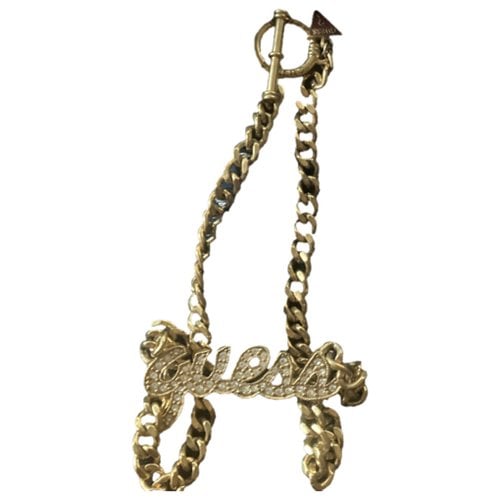 Pre-owned Guess Necklace In Gold