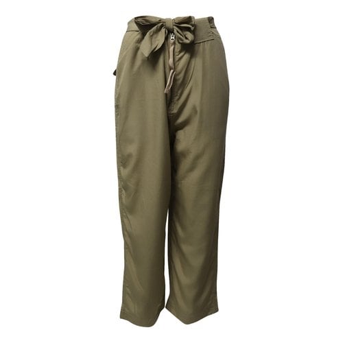 Pre-owned Acne Studios Trousers In Green