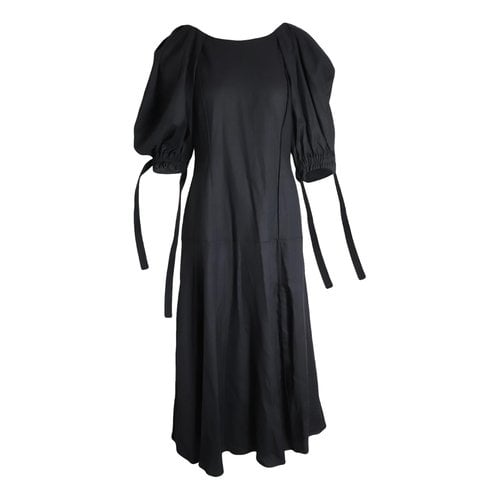 Pre-owned Mother Of Pearl Mof Pearl Mid-length Dress In Black
