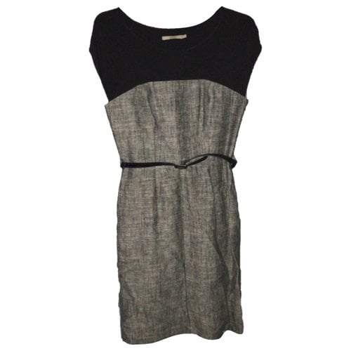 Pre-owned Manoukian Mid-length Dress In Grey
