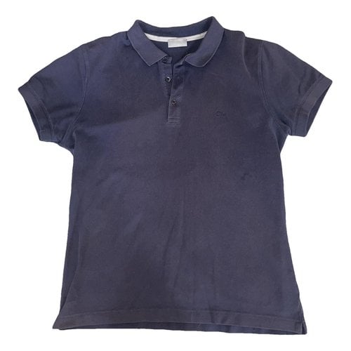 Pre-owned Dior Polo Shirt In Navy