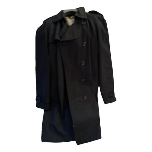 Pre-owned Burberry Trenchcoat In Black