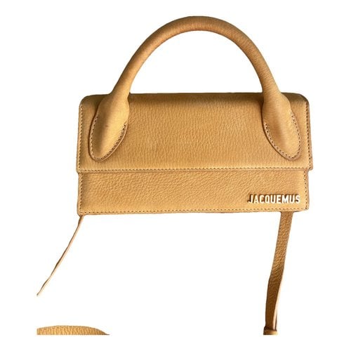 Pre-owned Jacquemus Chiquito Long Crossbody Bag In Yellow