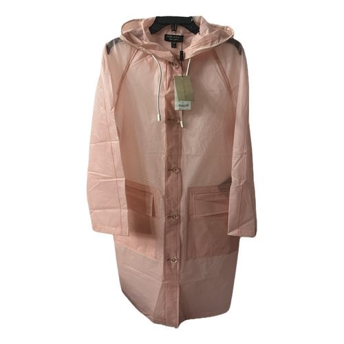 Pre-owned Burberry Trench Coat In Pink