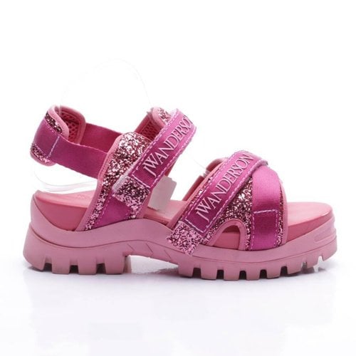Pre-owned Jw Anderson Cloth Sandal In Pink