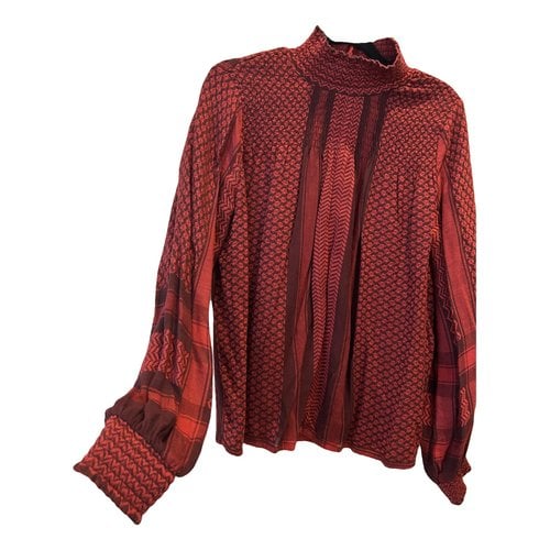Pre-owned Cecilie Copenhagen Top In Red