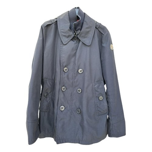 Pre-owned Moncler Classic Parka In Blue